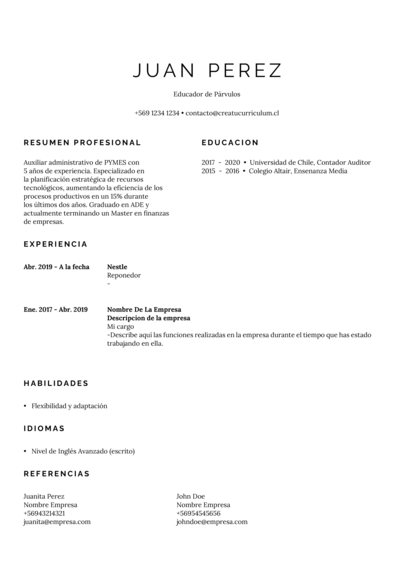 Plantilla Clásica